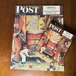 Vintage Springbok Norman Rockwell “Traffic Conditions” 500-Piece Jigsaw Puzzle